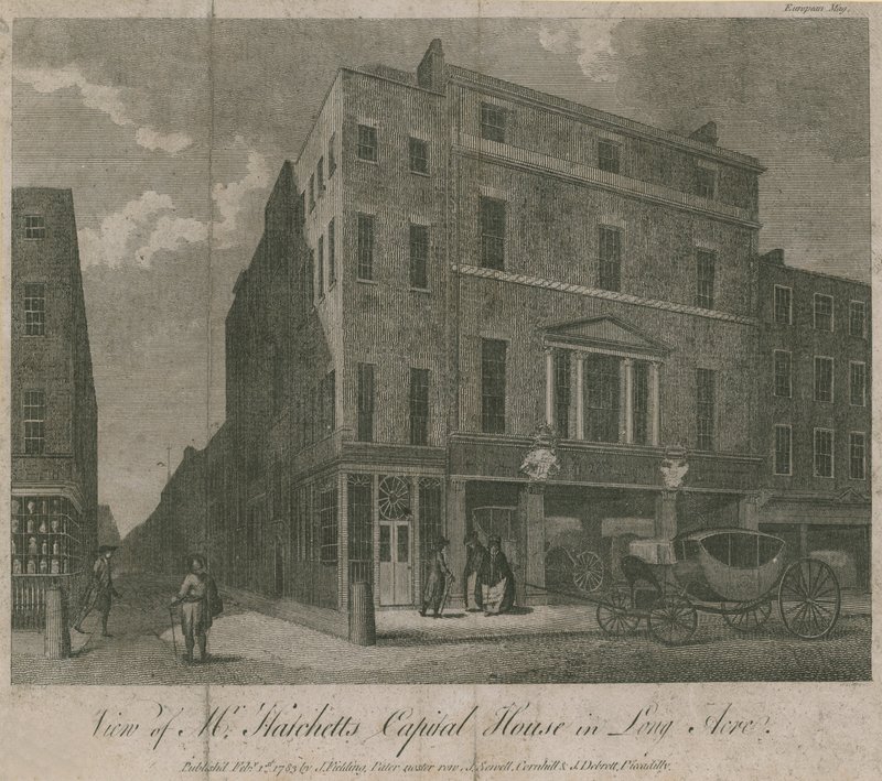 La casa capital de Mr Hatchett en Long Acre de English School
