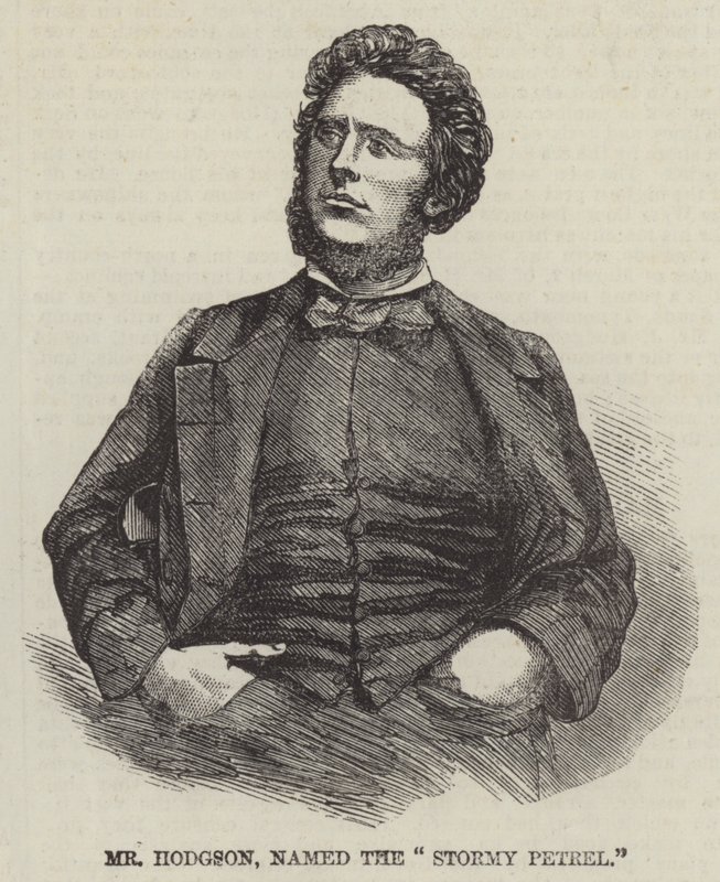 Sr. Hodgson, llamado el "Petrel Tormentoso" de English School