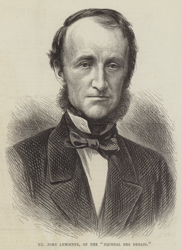 El Sr. John Lemoinne, del "Journal des Debats" de English School
