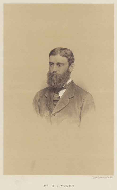 Sr. R C Vyner (litografía) de English School