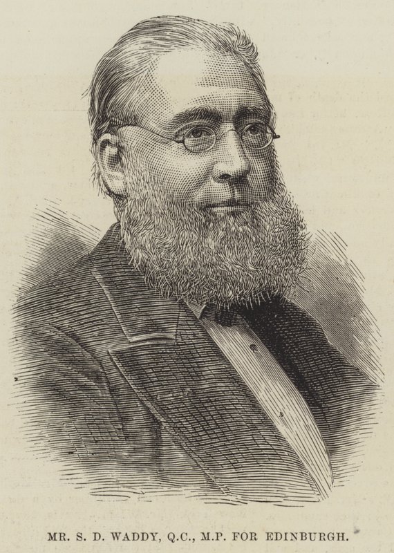 Sr. S. D. Waddy, QC, MP por Edimburgo de English School