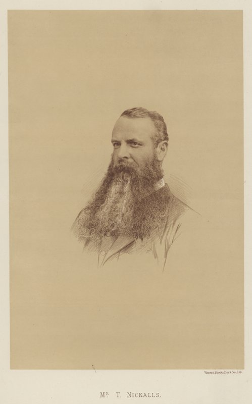 Sr. T Nickalls (litografía) de English School