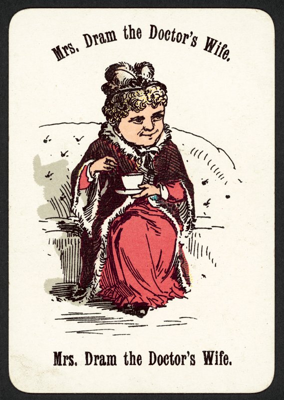 Sra. Dram, la esposa del doctor de English School