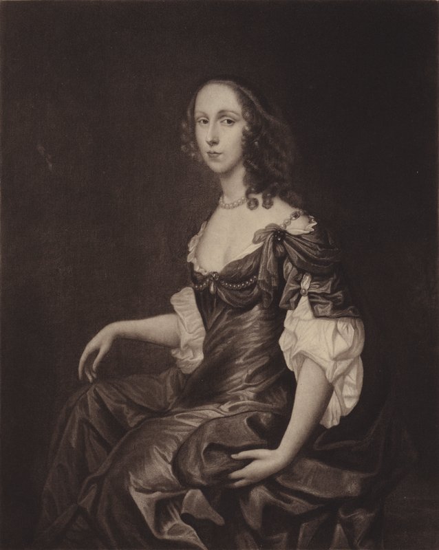 Sra. Ireton (Bridget Cromwell), hija mayor de Oliver Cromwell (litografía) de English School