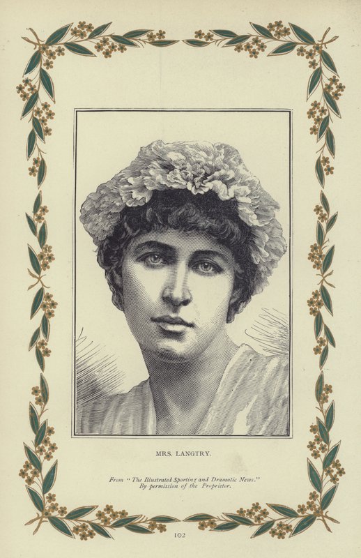 Sra. Langtry (grabado) de English School