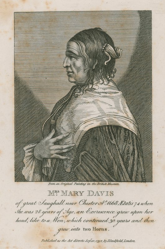 Sra. Mary Davis de Great Saughall cerca de Chester, 1668 de English School