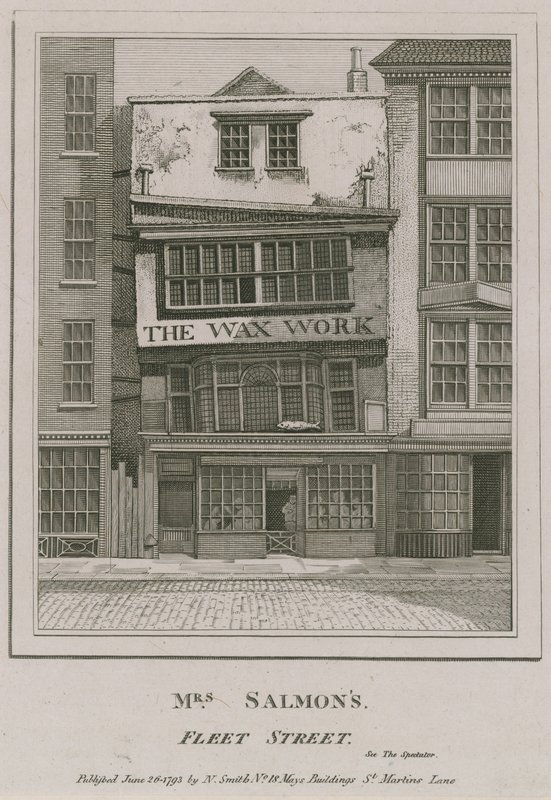 Mrs. Salmons, La Figura de Cera, Fleet Street de English School