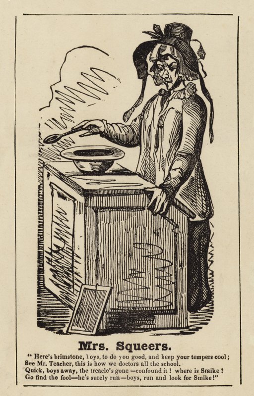 Sra. Squeers de Nicholas Nickleby de English School