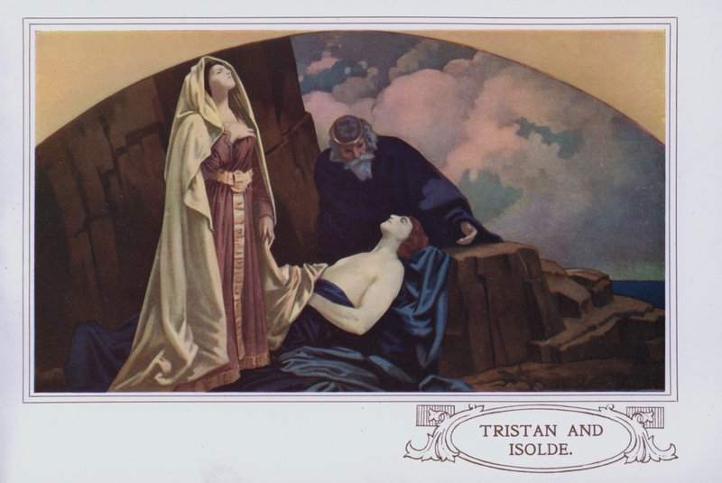 Murales en el restaurante Peter Robinson: Tristán e Isolda de English School