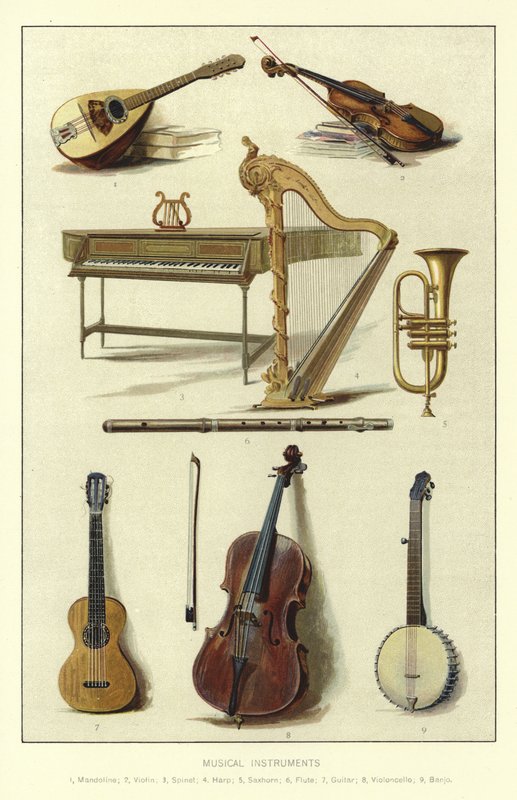 Instrumentos Musicales de English School