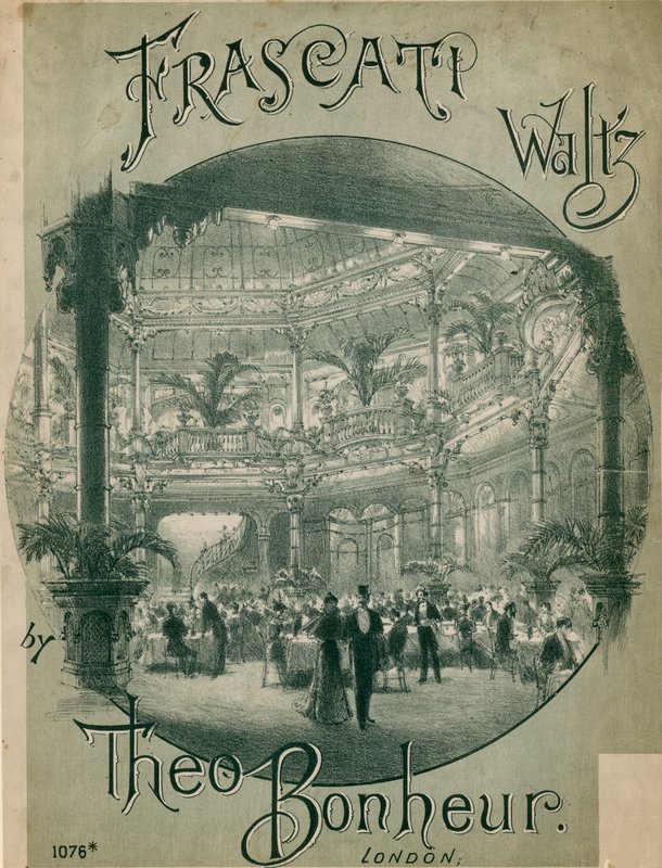 Partitura musical para Frascati Waltz por Theo Bonheur de English School