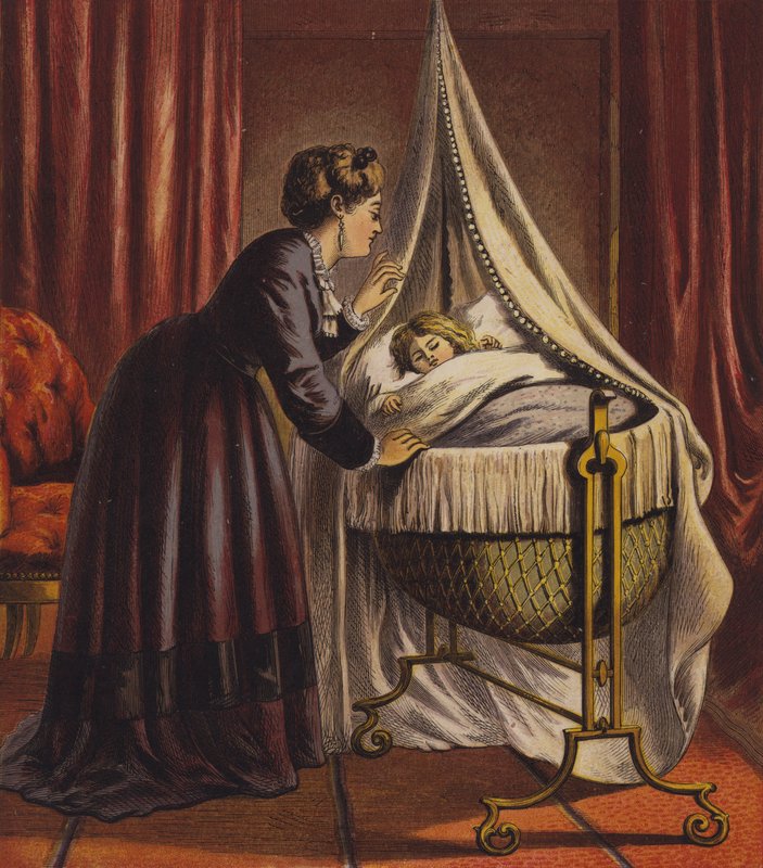 Mi madre (litografía en color) de English School