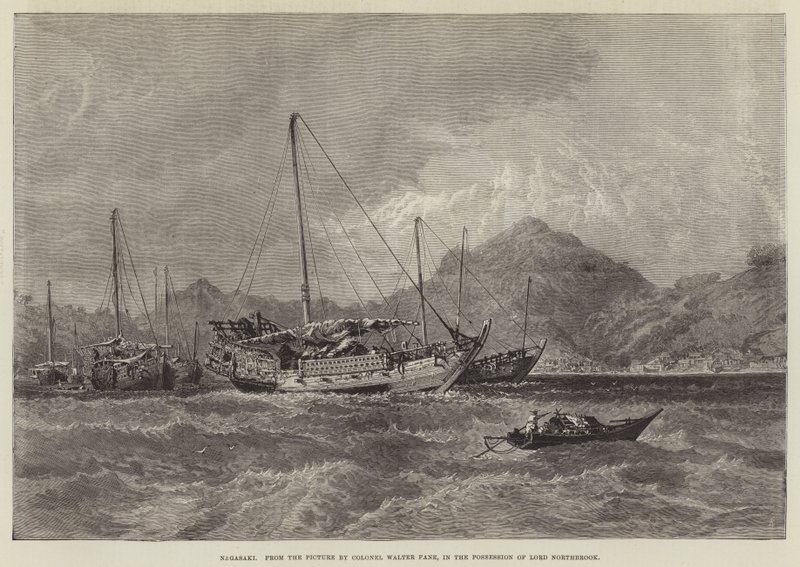 Nagasaki (grabado) de English School