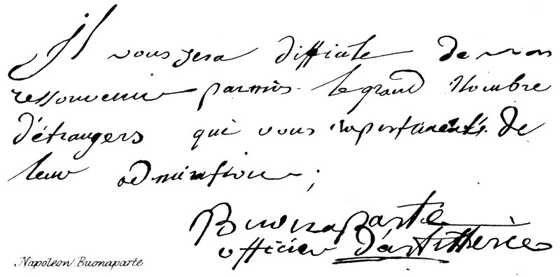 Napoleón Bonaparte de English School