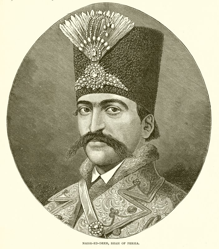 Nasser ed Deen, Shah de Persia de English School