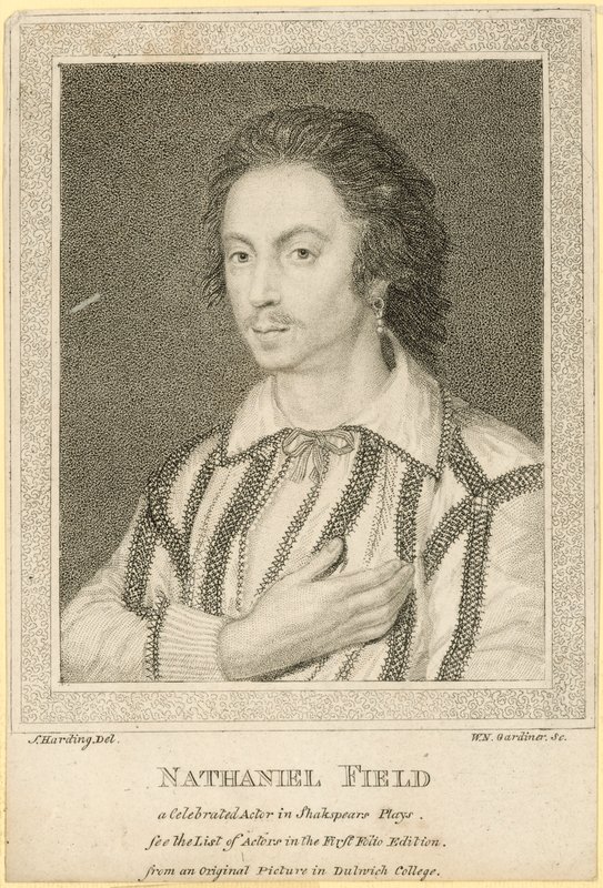 Nathaniel Field, un célebre actor en obras de Shakespeare de English School