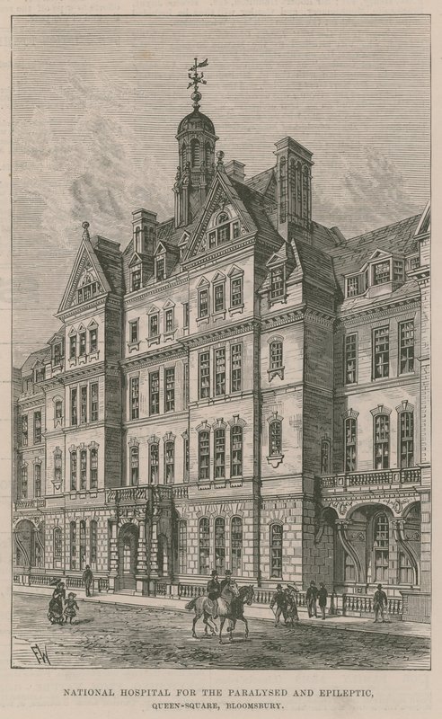 Hospital Nacional para Paralíticos y Epilépticos, Queen Square, Bloomsbury de English School