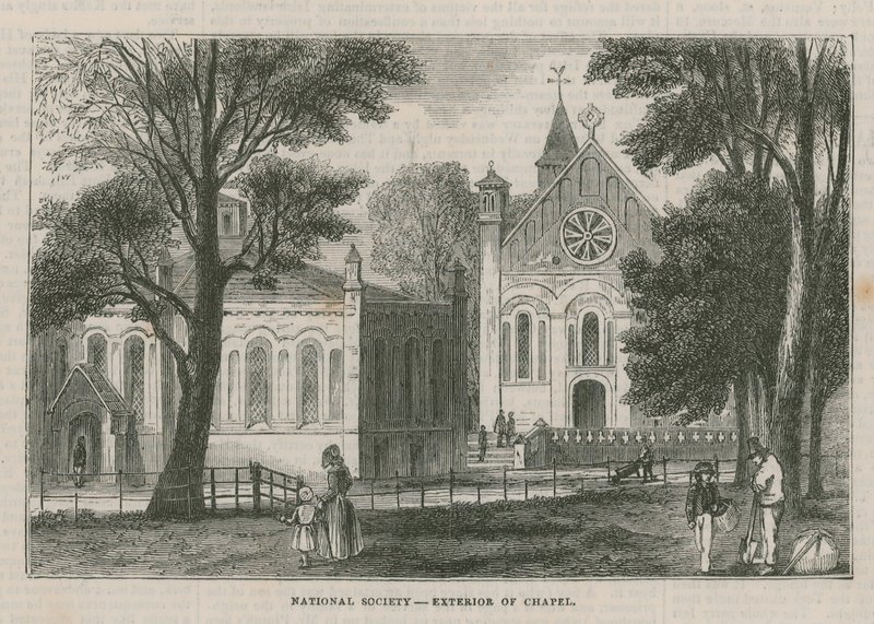 Sociedad Nacional - exterior de la capilla de English School