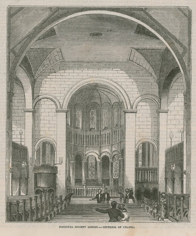 Sociedad Nacional - interior de la capilla de English School