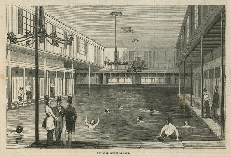 Baño Nacional (grabado) de English School