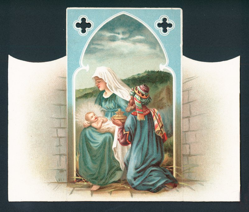 Escena de la Natividad de English School