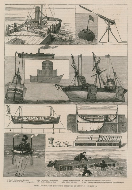 Exposición de Ingeniería Naval y Submarina en Islington de English School