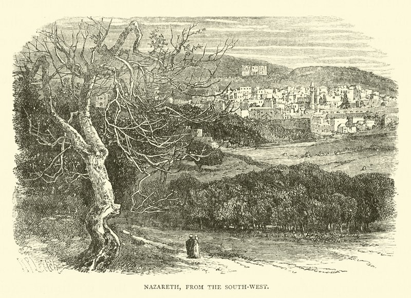 Nazaret, desde el suroeste de English School