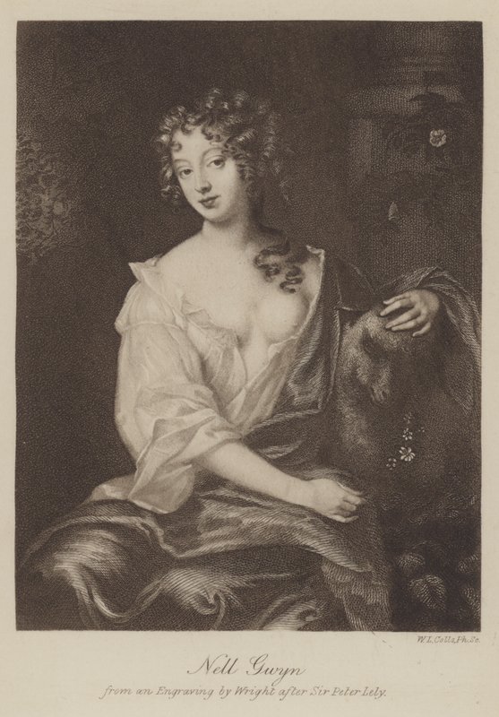 Nell Gwyn (grabado) de English School