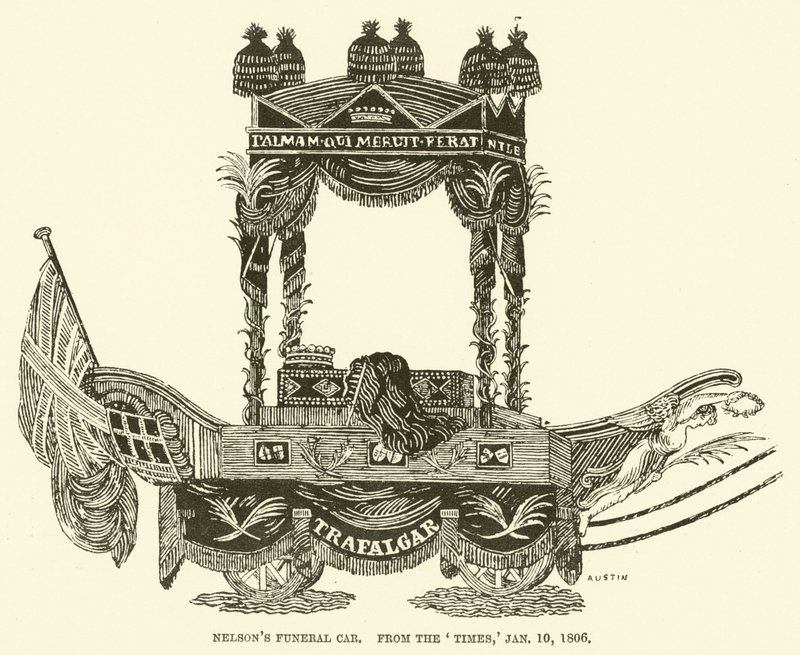 Carro fúnebre de Nelson, del Times de English School