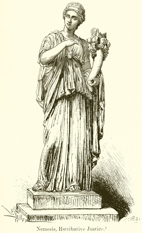 Némesis, justicia retributiva de English School