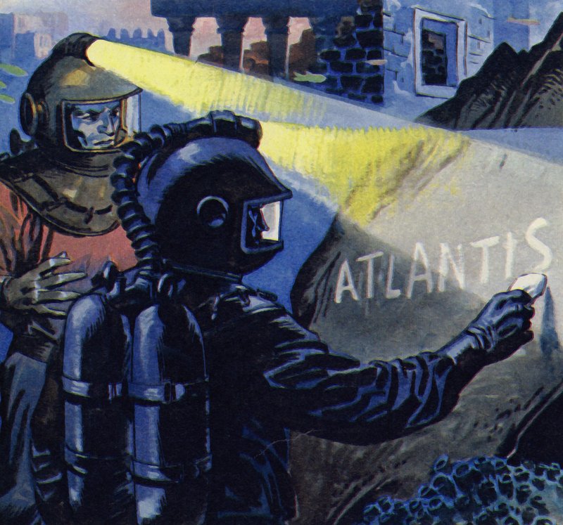 Nemo escribió Atlantis en piedra de tiza de English School
