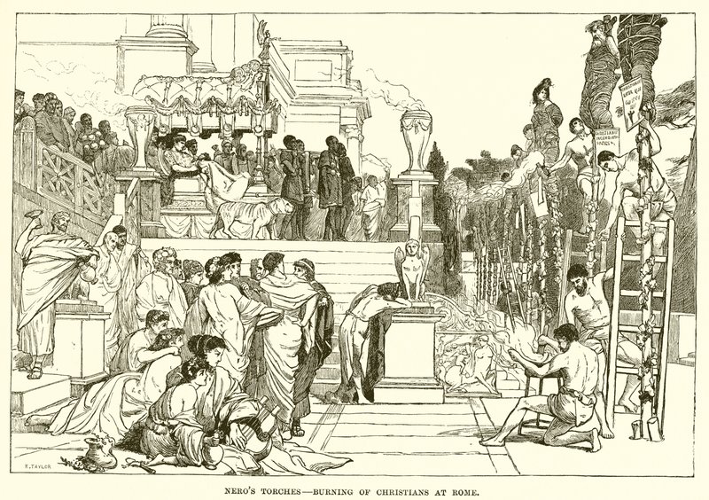 Las antorchas de Nerón - Quema de cristianos en Roma de English School
