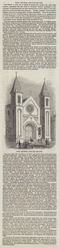 Nueva iglesia, Argyle-Square de English School