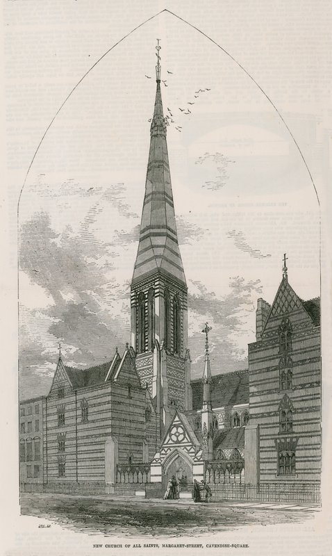 Nueva Iglesia de Todos los Santos, en Margaret Street en Cavendish Square de English School