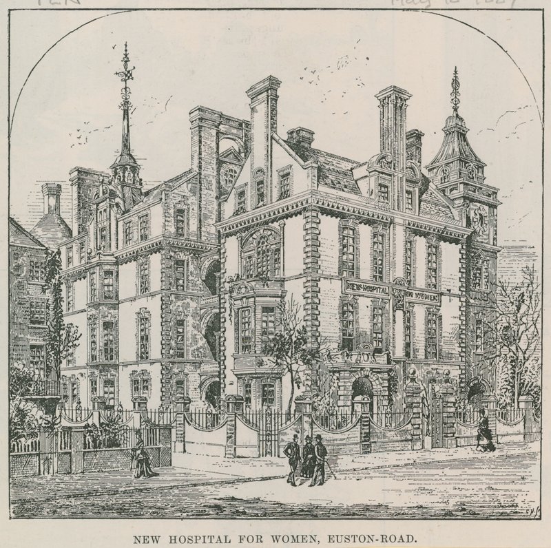 Nuevo Hospital para Mujeres, Euston Road, Londres de English School