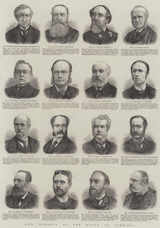 Nuevos miembros de la Cámara de los Comunes de English School