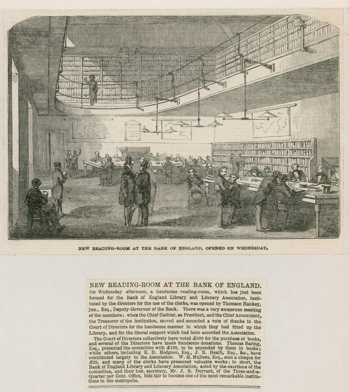 Nueva Sala de Lectura en el Banco de Inglaterra de English School
