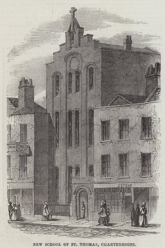 Nueva Escuela de San Tomás, Charterhouse (grabado) de English School