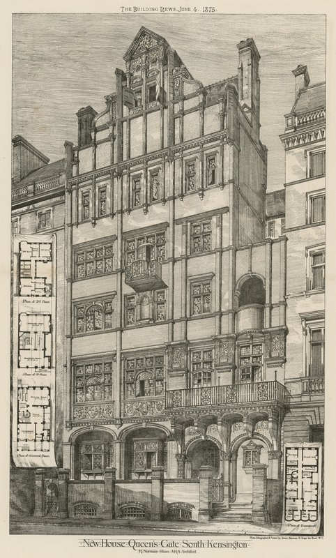 Casa nueva, Queens Gate, South Kensington, Londres de English School