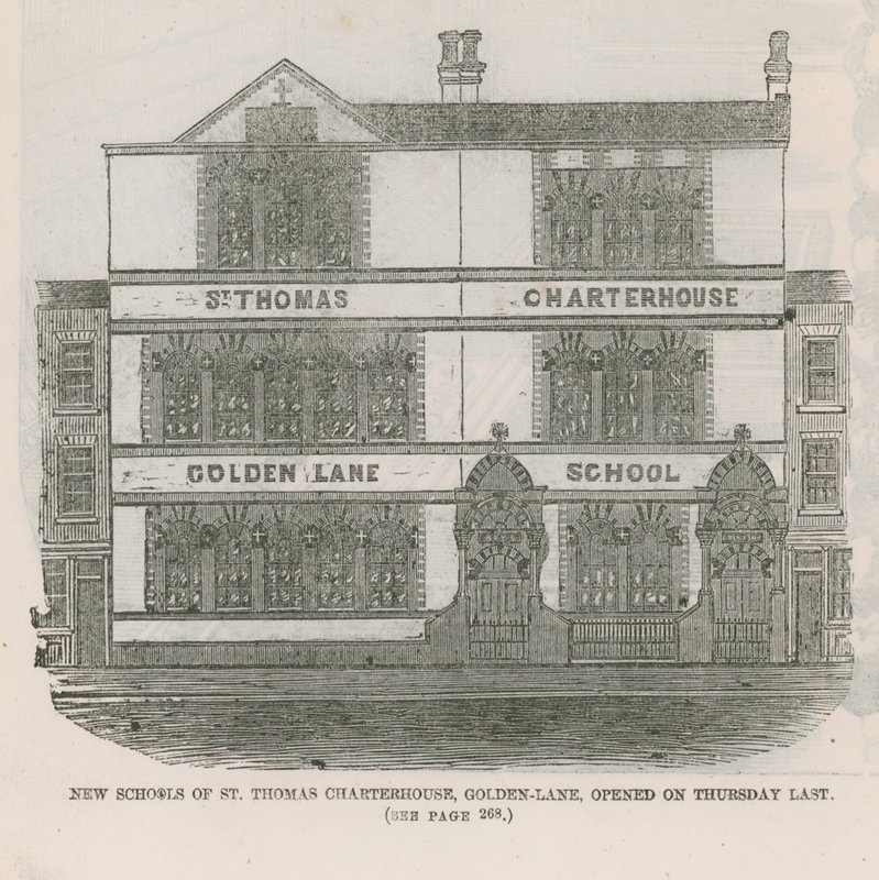 Nuevas escuelas de St Thomas Charterhouse de English School