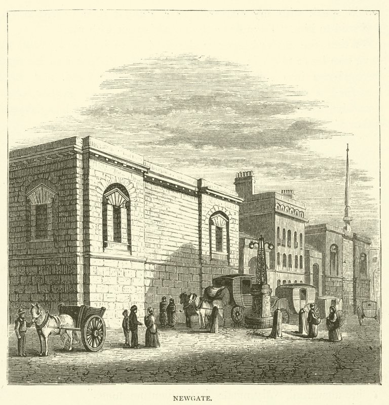 Newgate (grabado) de English School