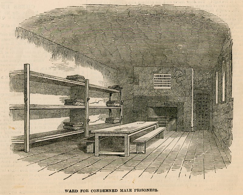 Prisión de Newgate. Sala para prisioneros condenados de English School