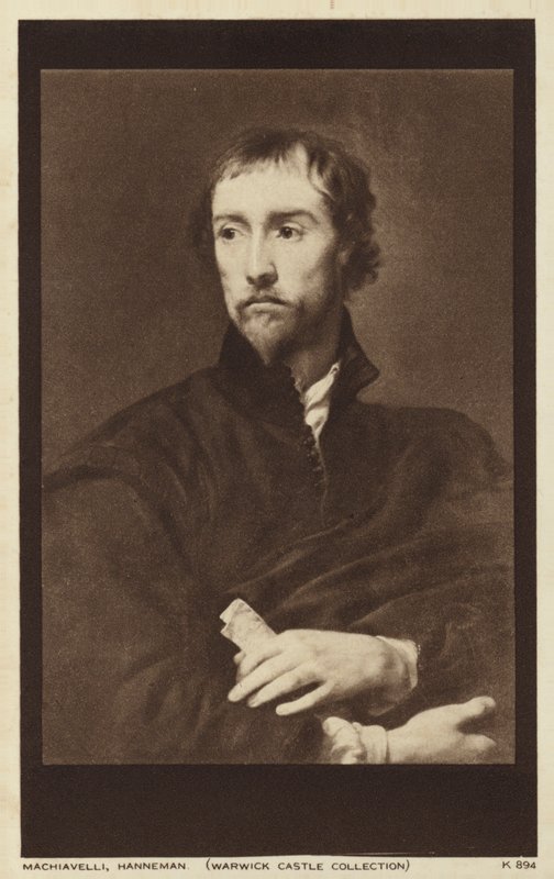 Niccolò Machiavelli, diplomático, político, filósofo y escritor italiano de English School