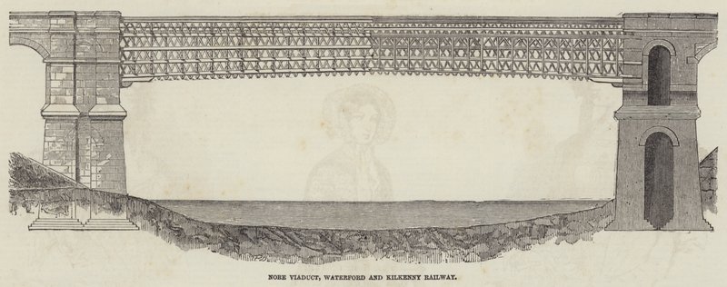 Viaducto de Nore, ferrocarril de Waterford y Kilkenny de English School