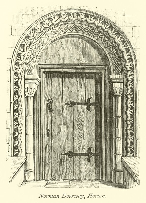 Puerta normanda, Horton de English School