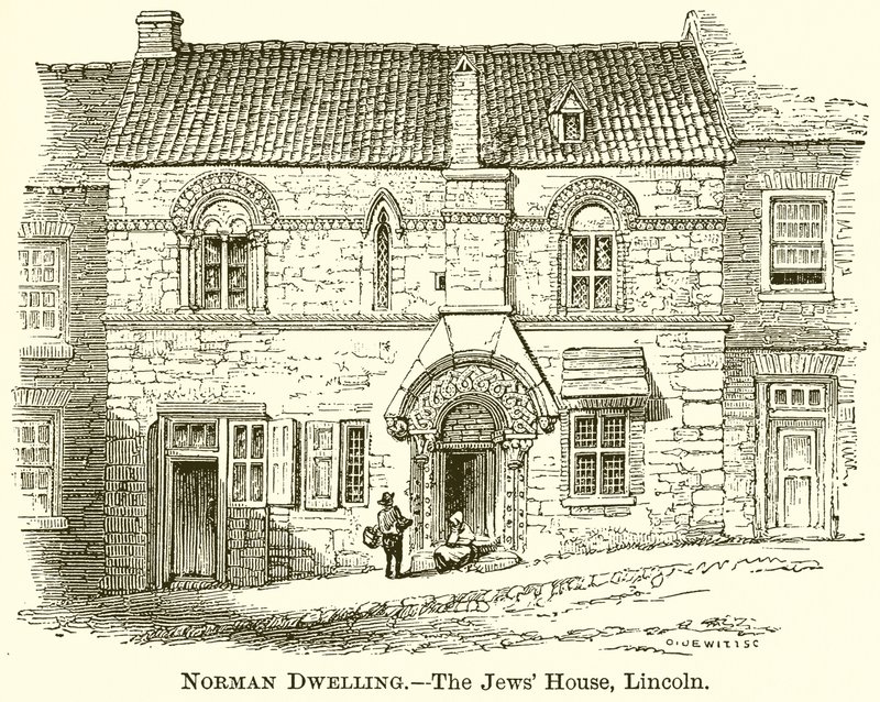 Vivienda Normanda.--La Casa de los Judíos, Lincoln de English School