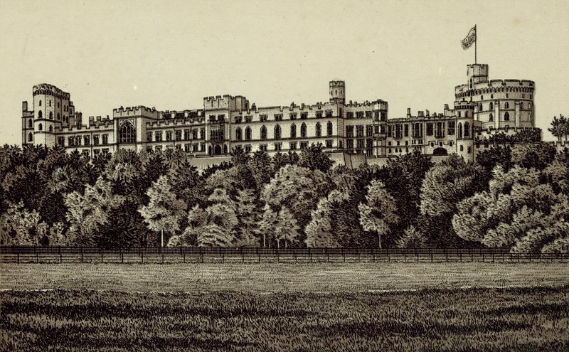 Frente norte, Castillo de Windsor de English School
