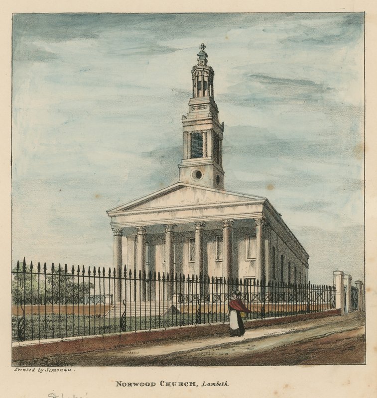 Iglesia de Norwood, Lambeth, Londres de English School