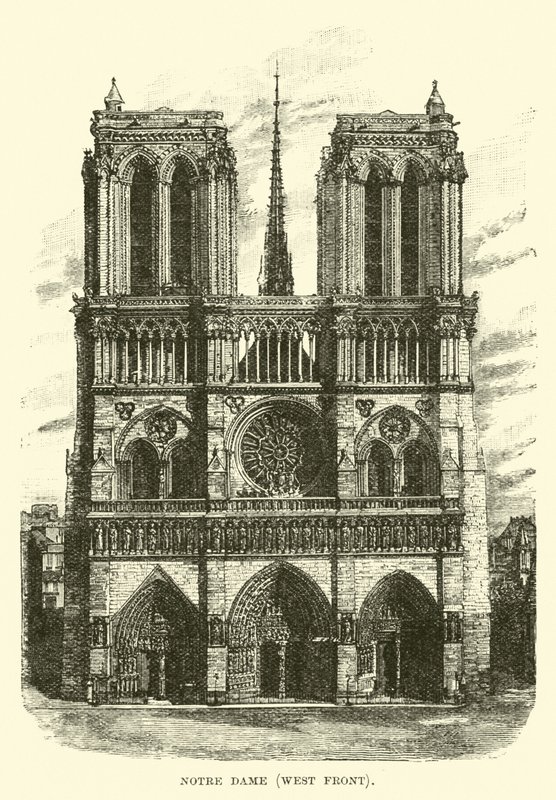 Notre Dame, fachada oeste de English School