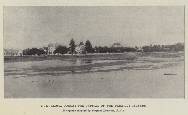 Nukualofa, Tonga, la capital de las Islas Amistosas de English School